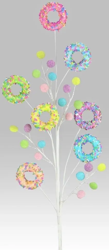 31" Multi-Colored Glitter Sprinkles Candy Pick Spray