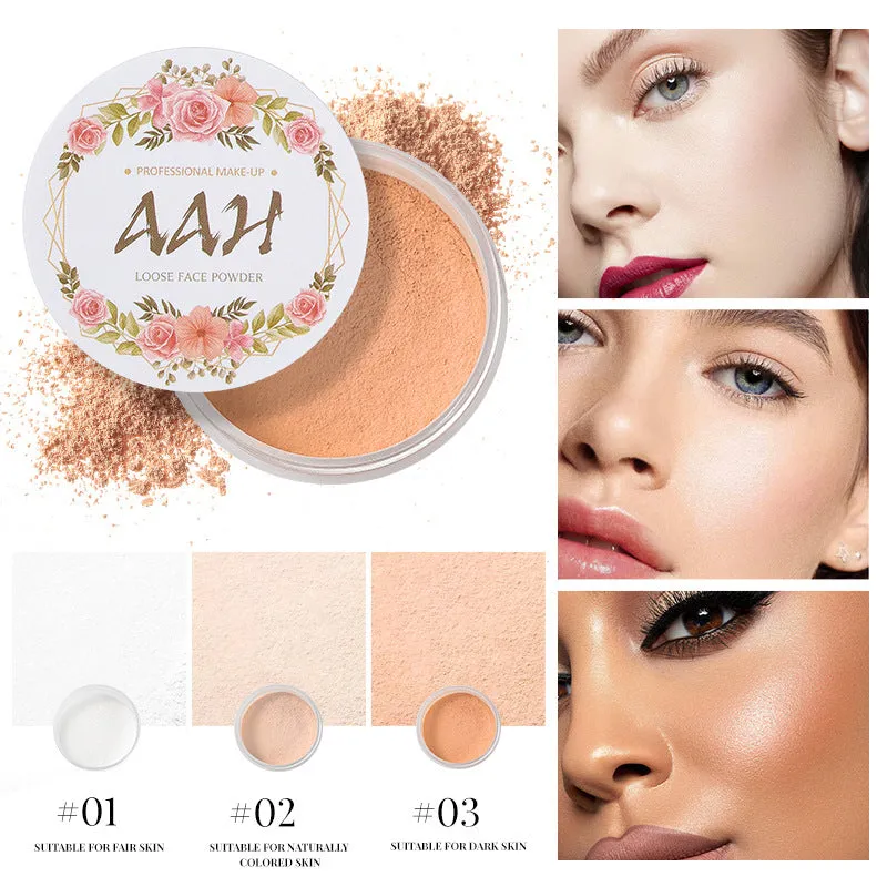 AAH-3 Colors clear And Oil Control Loose Powder Concealer Matte