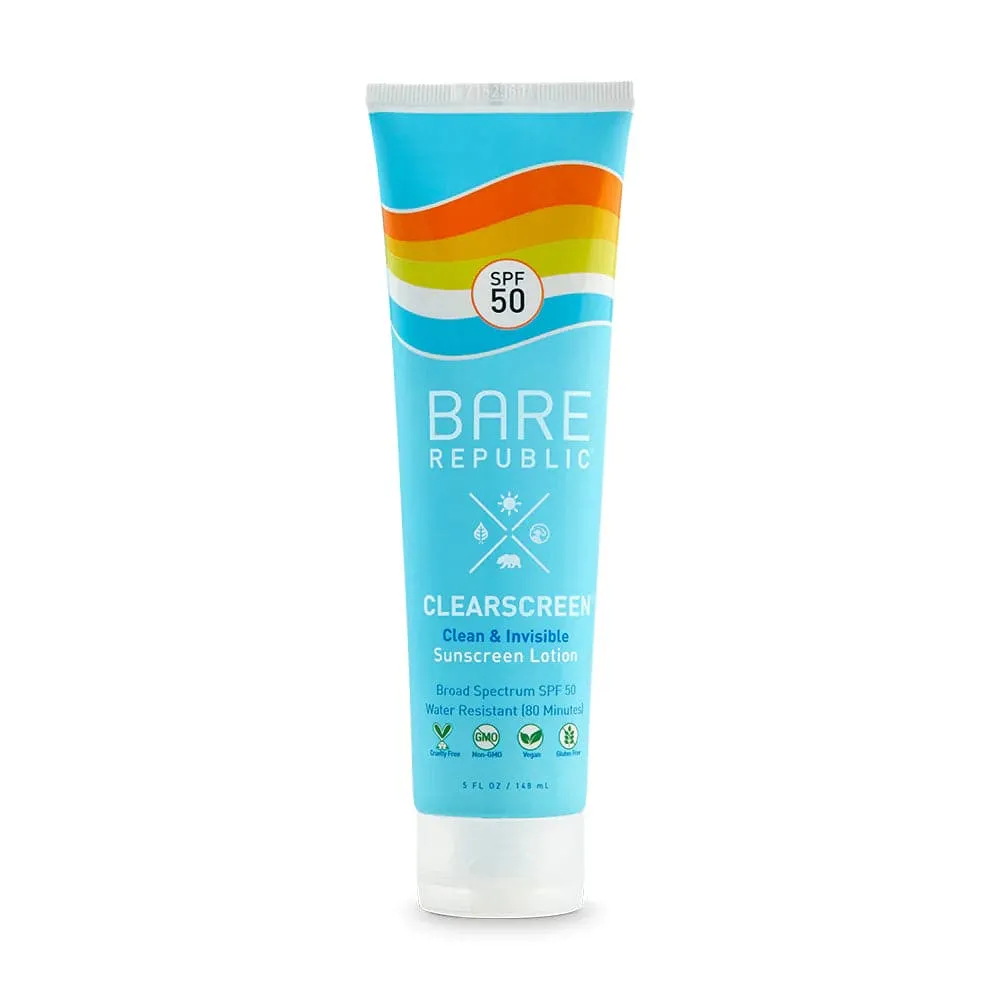 Bare Republic - Clearscreen Lotion SPF 50, 5 Fl Oz