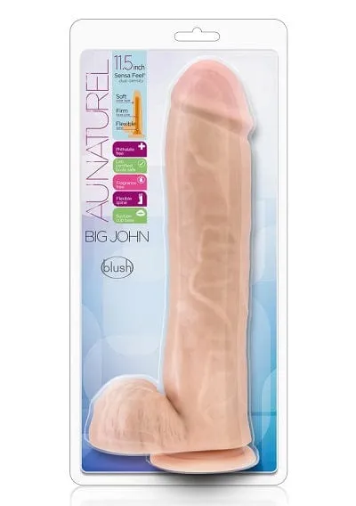 Blush Au Naturel Big John 11.5" Dildo Vanilla