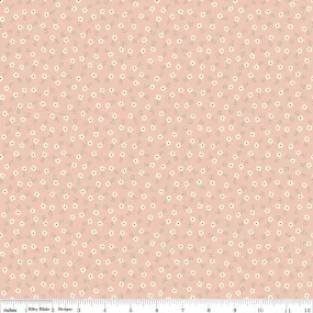 Blush n' Butterscotch by Simple Simon and Company for Riley Blake Designs - Ditsy Floral Blush - C15594-BLUSH - Sold in 1/2 yard increments