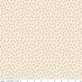 Blush n' Butterscotch by Simple Simon and Company for Riley Blake Designs - Ditsy Floral Cream - C15594-CREAM - Sold in 1/2 yard increments