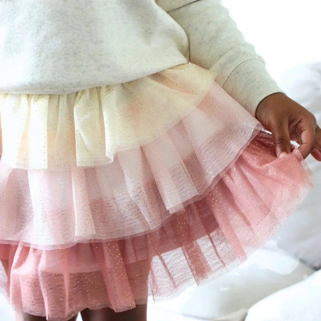 Boho Blush Petal Tutu