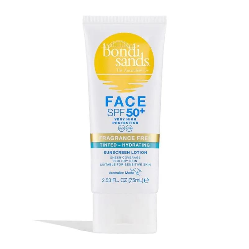 Bondi Sands SPF 50  Fragrance Free Hydrating Tinted Face Lotion