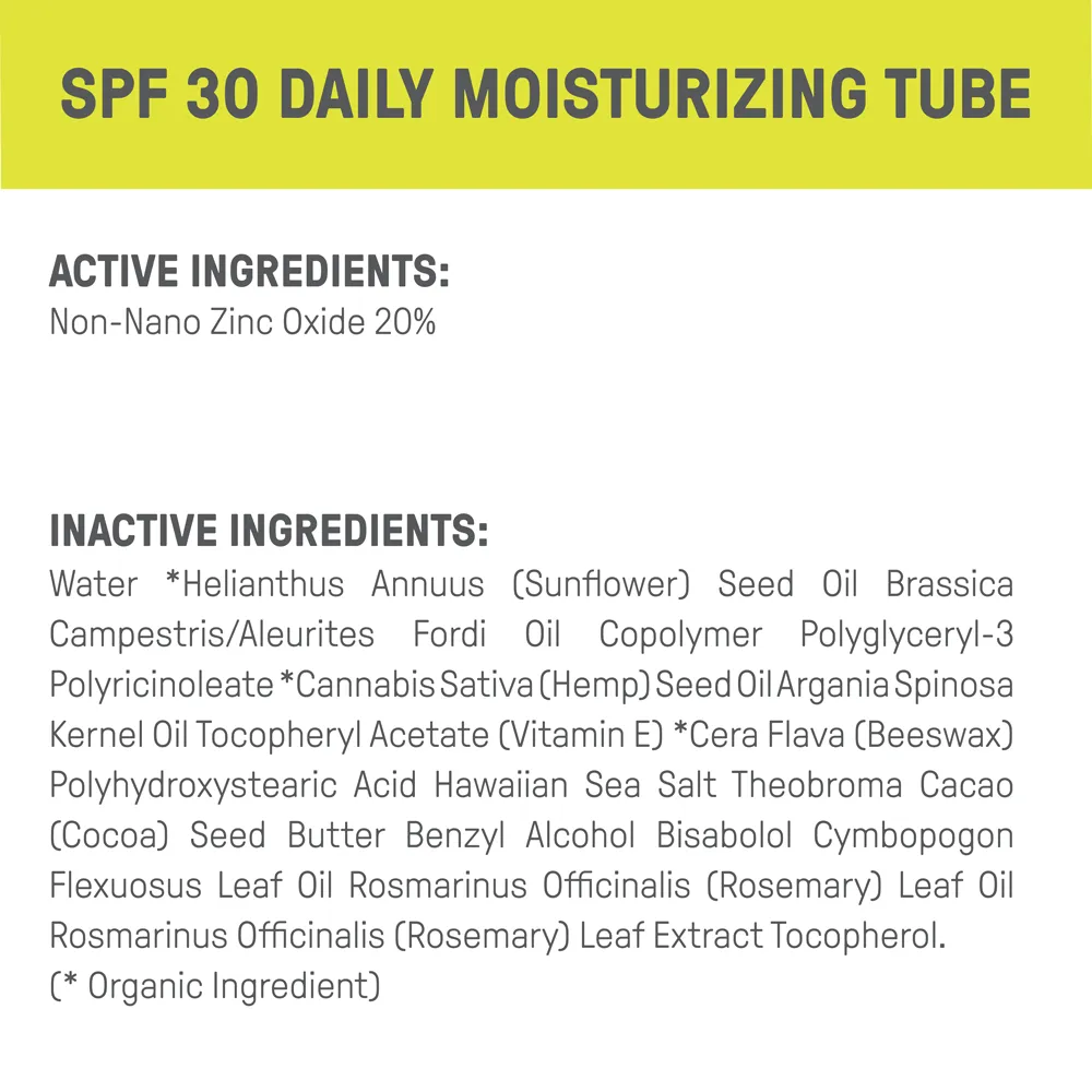 DAILY MOISTURIZER BIO-RESIN TUBE SPF 30 - 4 pack