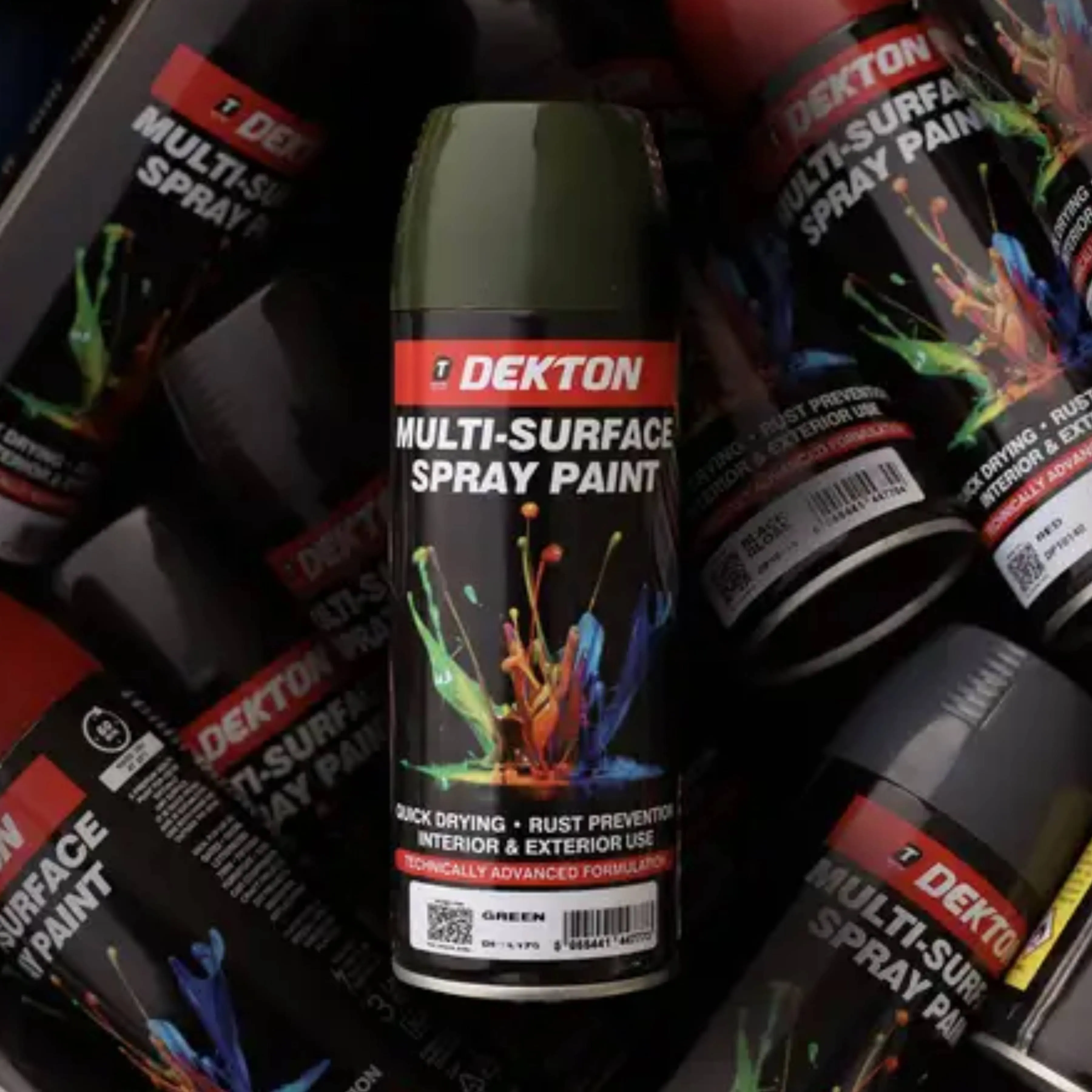 DEKTON 400ml Spray Paint Green