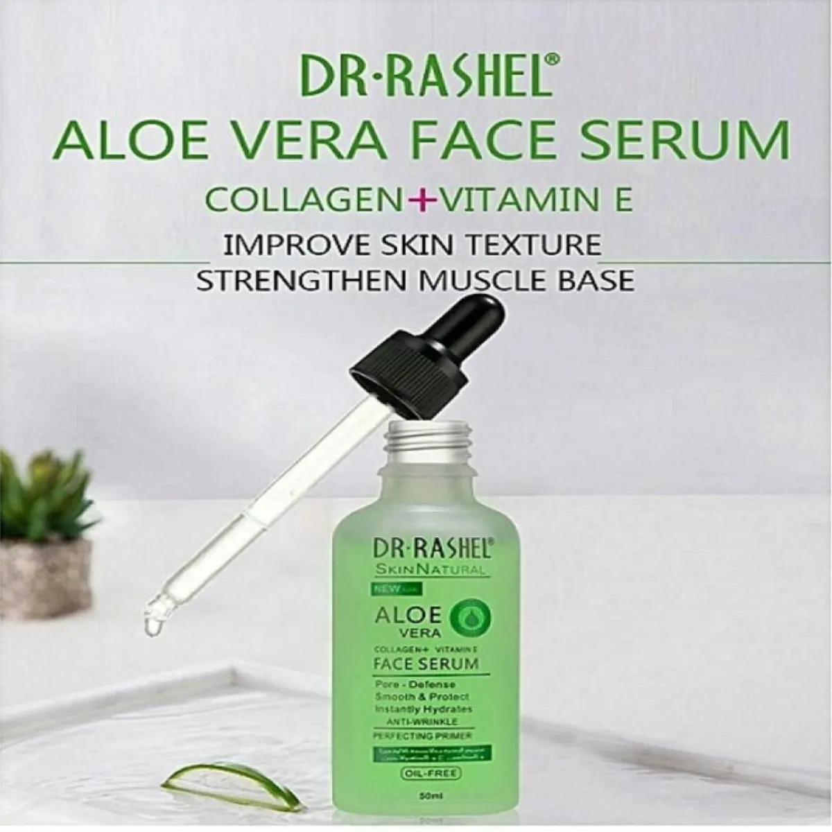 Dr. Rashel Aloe Vera Collagen Vitamin E Face Serum Perfecting Primer