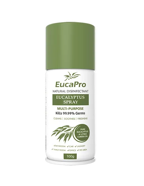 EucaPro Natural Disinfectant Eucalyptus Spray Value Pack (200g 100g)