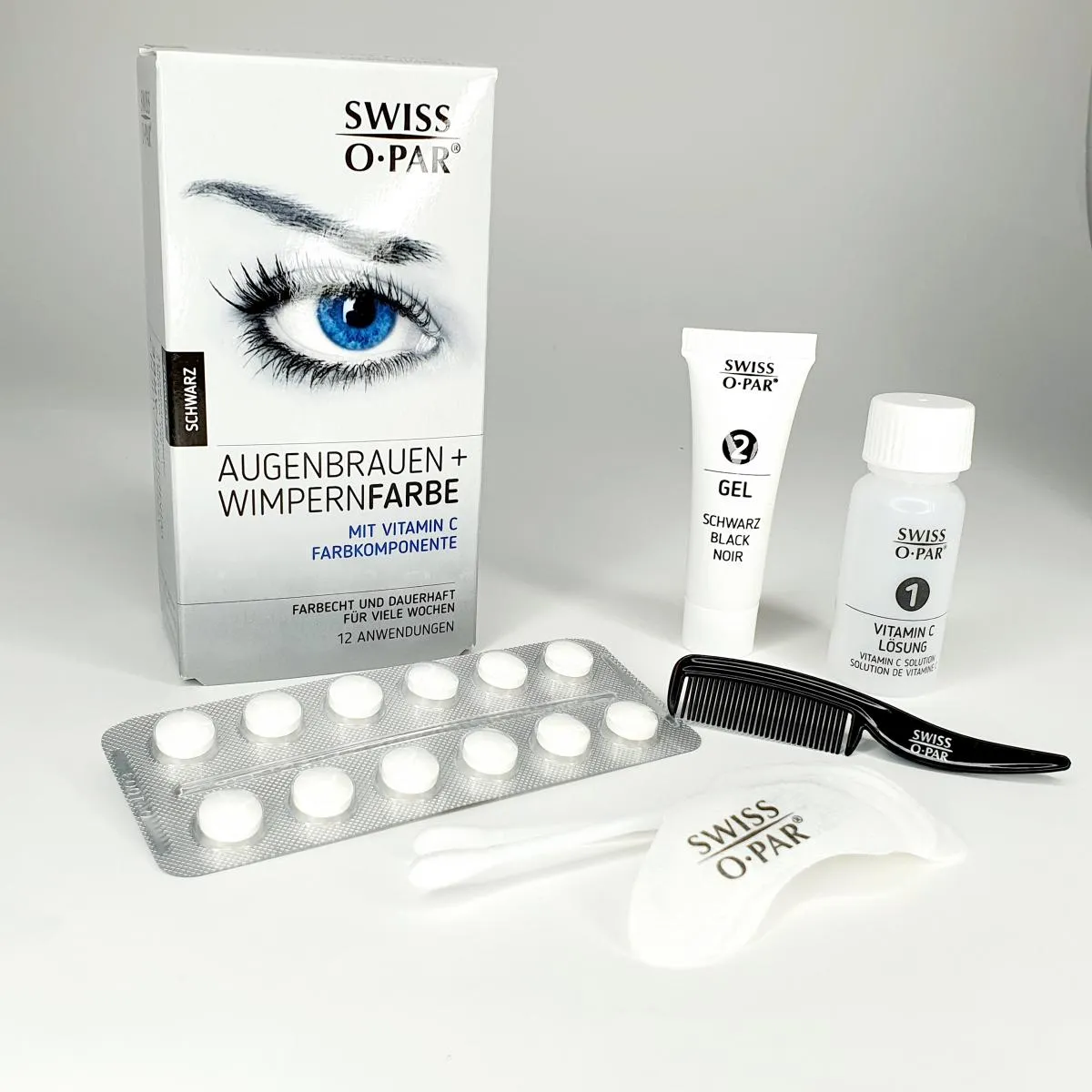 Eyebrow and Eyelash Tint 2.0 Swiss o-Par, waterproof, colorfast