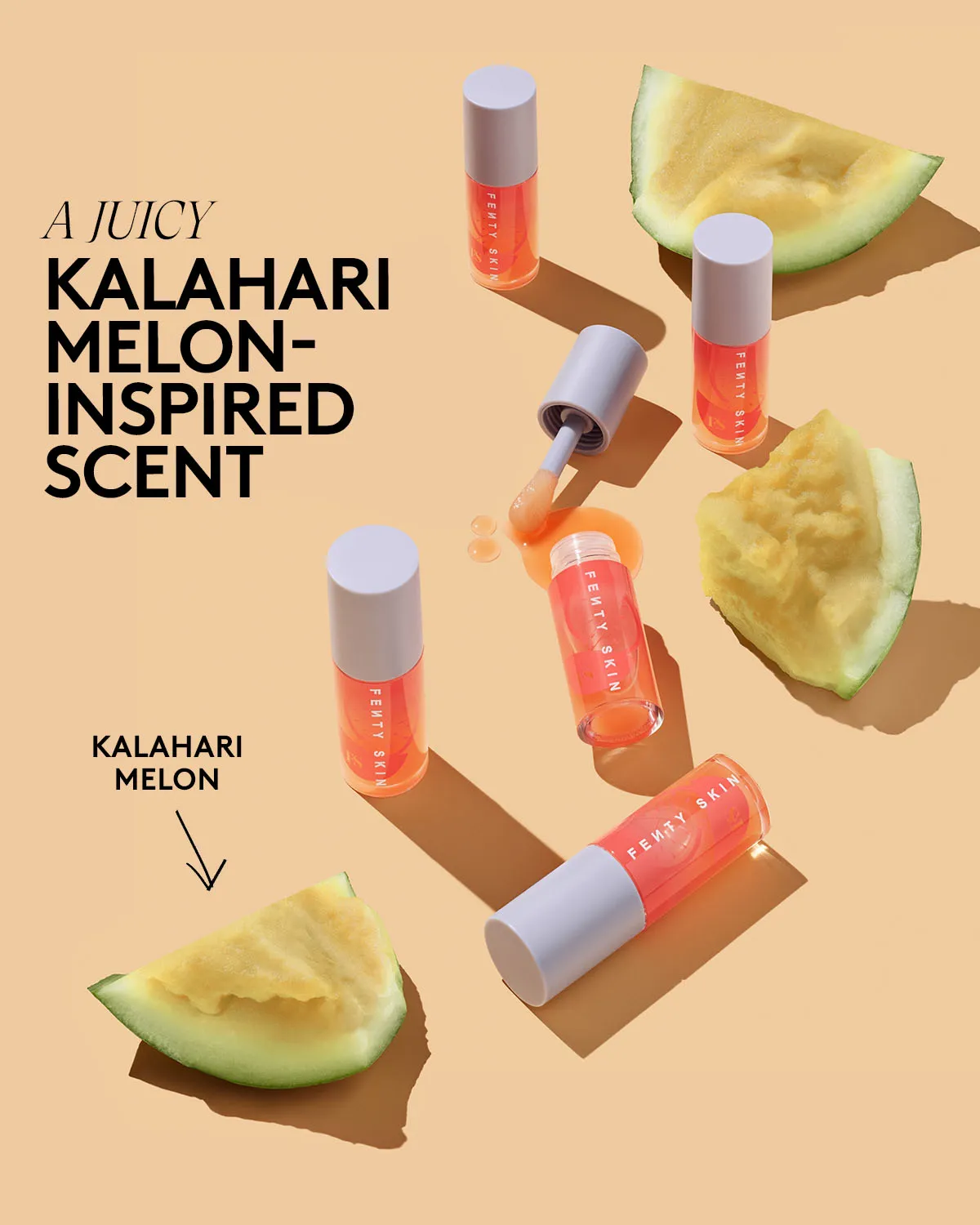 Fenty Treatz Hydrating   Strengthening Lip Oil — Kalahari Melon