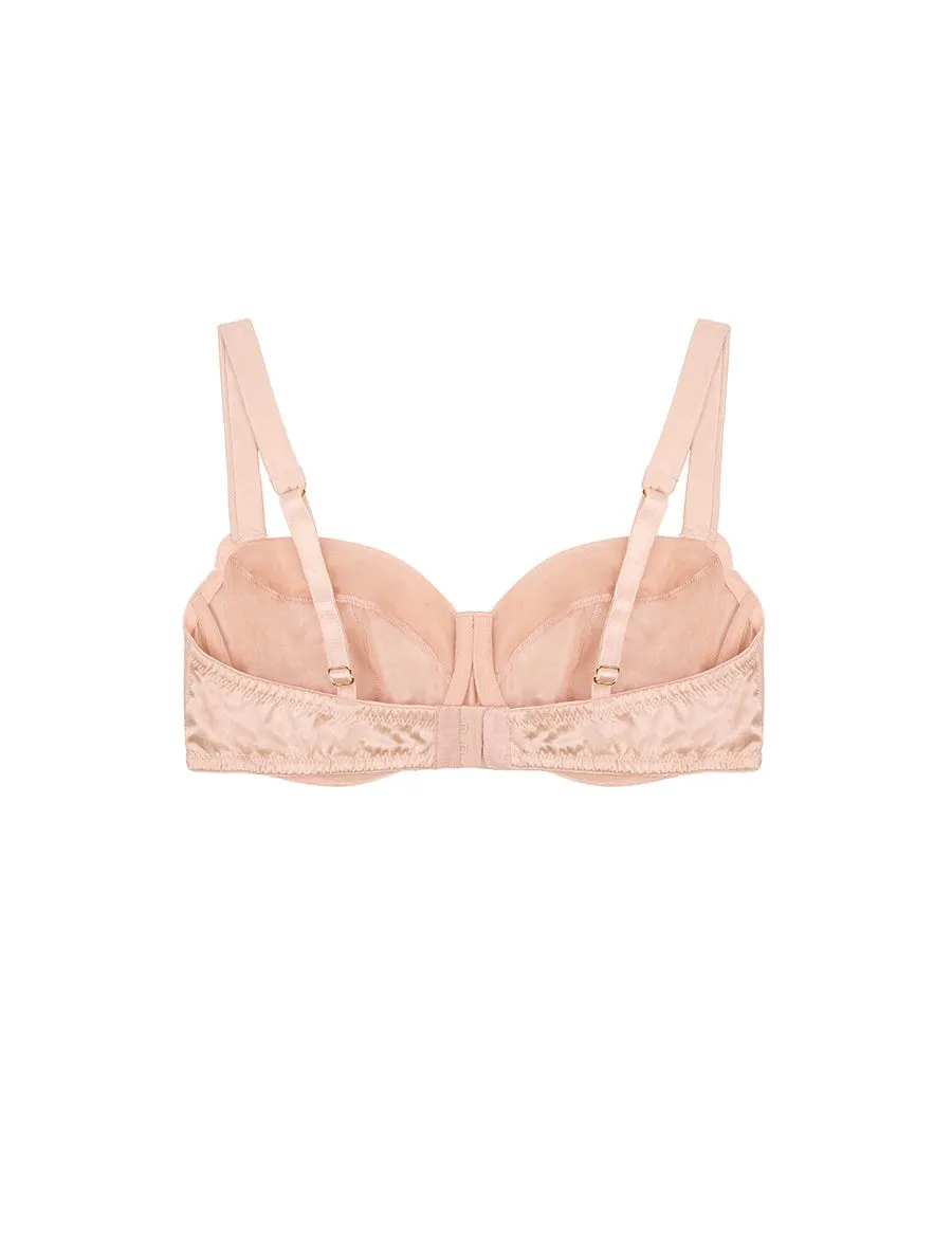 Fleur Du Jour Blush Balcony Bra