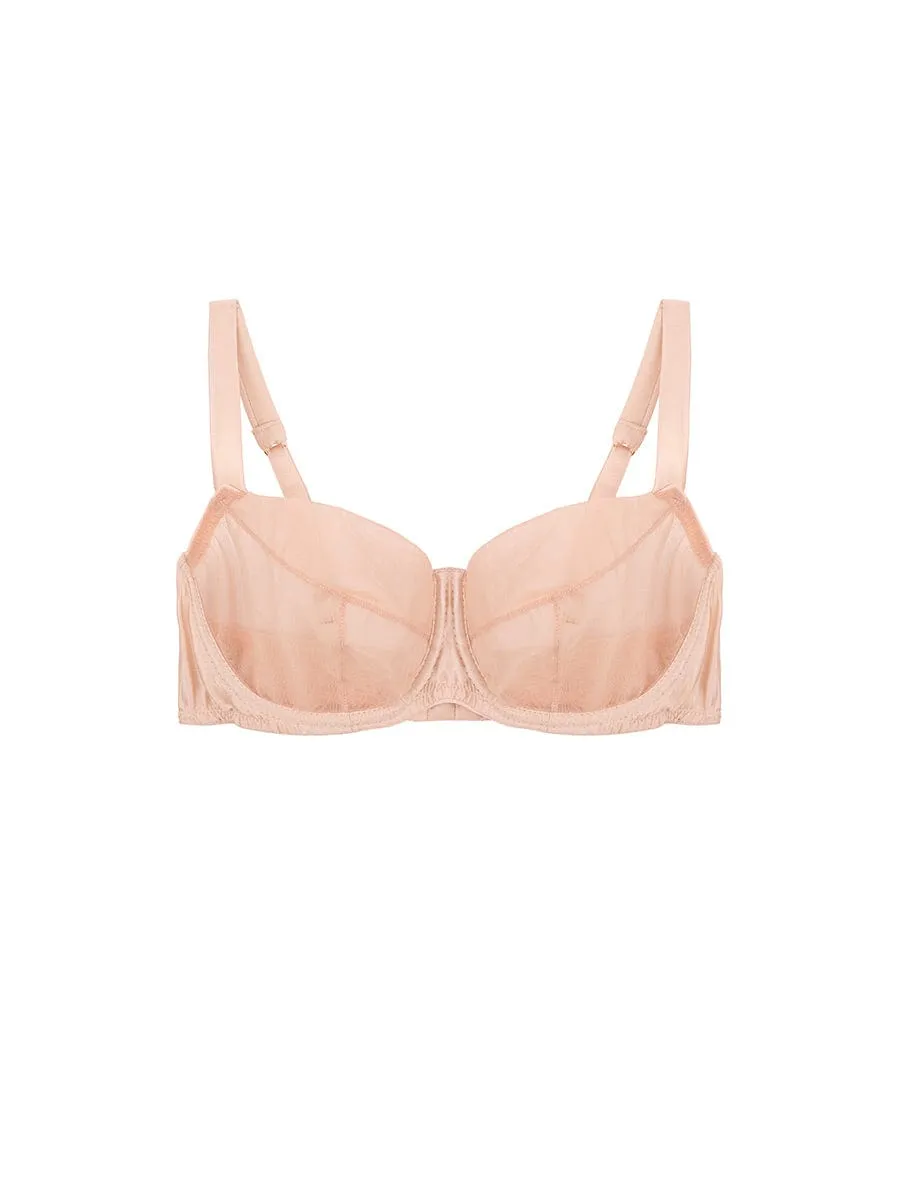 Fleur Du Jour Blush Balcony Bra