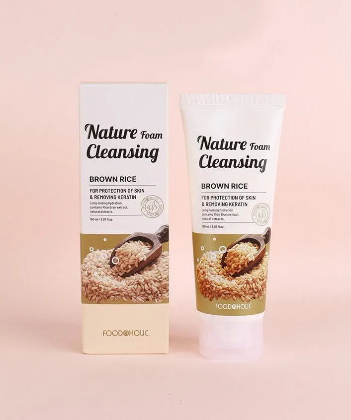 FOOD A HOLIC Nature Foam Cleansing Brown Rice 150ml