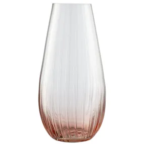 Galway Crystal Erne 12" Vase Blush