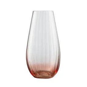 Galway Crystal Erne 9.5" Vase Blush