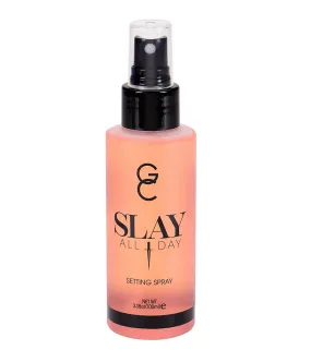 GC Make Up Setting Spray - Gerard Cosmetics Slay All Day Watermelon Scented - OIL CONTROL, MATTE FINISH facial mist & makeup sealer, Keeps makeup fresh all day- 3.38oz (100ml) CRUELTY FREE, USA MADE