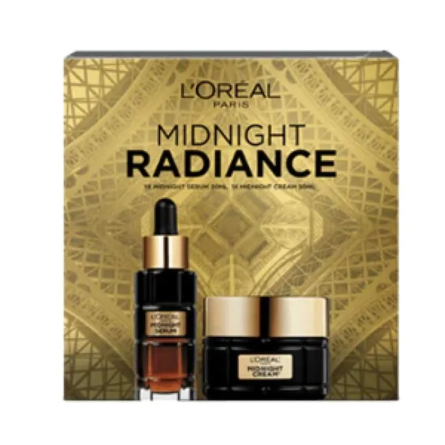 L'Oréal Paris Age Perfect Midnight Radiance Night Serum & Cream Gift Set