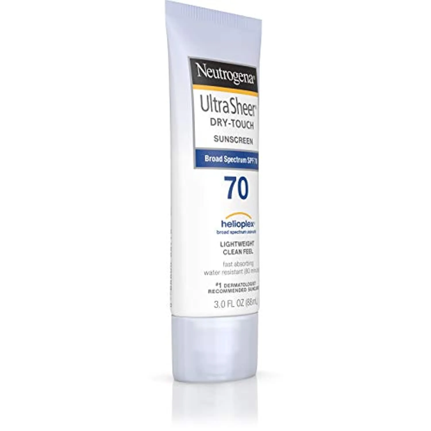 Neutrogena Ultra Sheer Dry-Touch Water Resistant and Non-Greasy Sunscreen Lotion with Broad Spectrum SPF 70, 3 Fl Oz (Pack of 1)