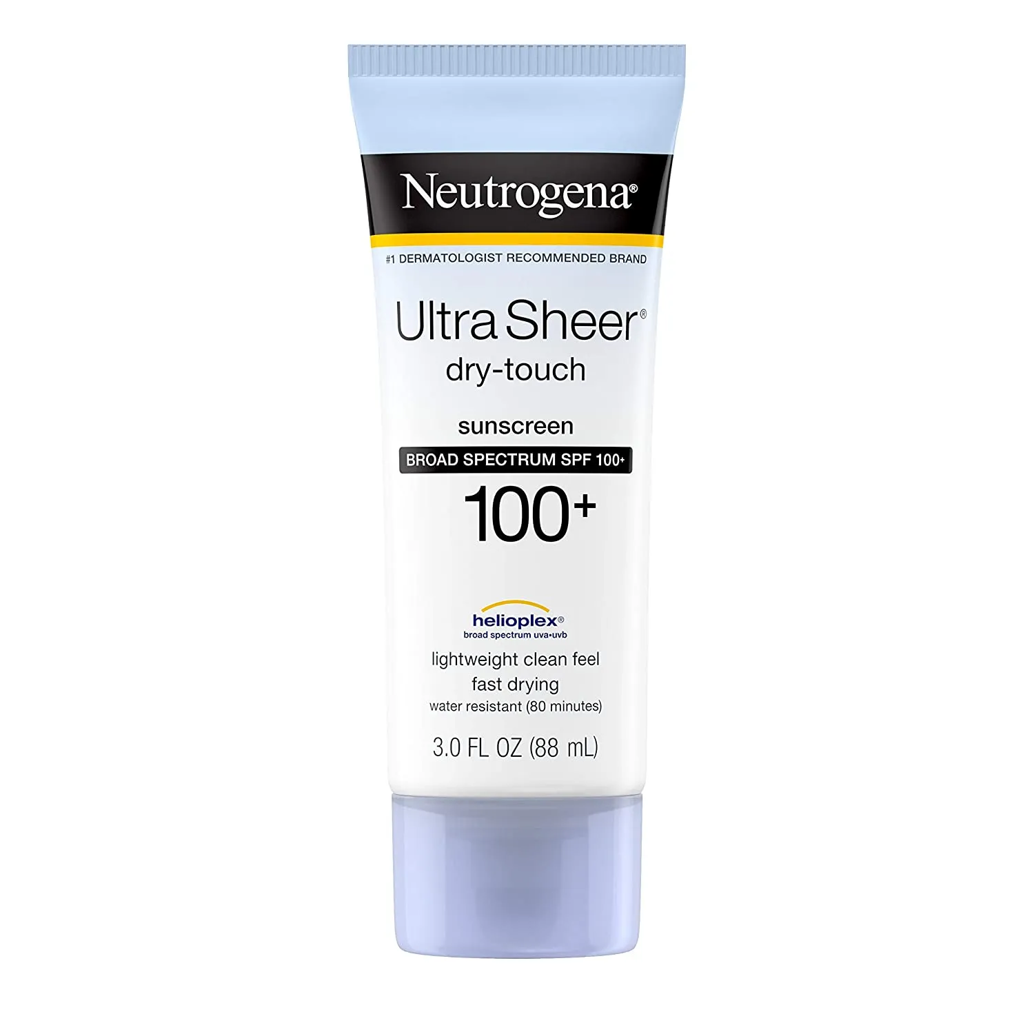 Neutrogena Ultra Sheer Dry-Touch Water Resistant and Non-Greasy Sunscreen Lotion with Broad Spectrum SPF 70, 3 Fl Oz (Pack of 1)