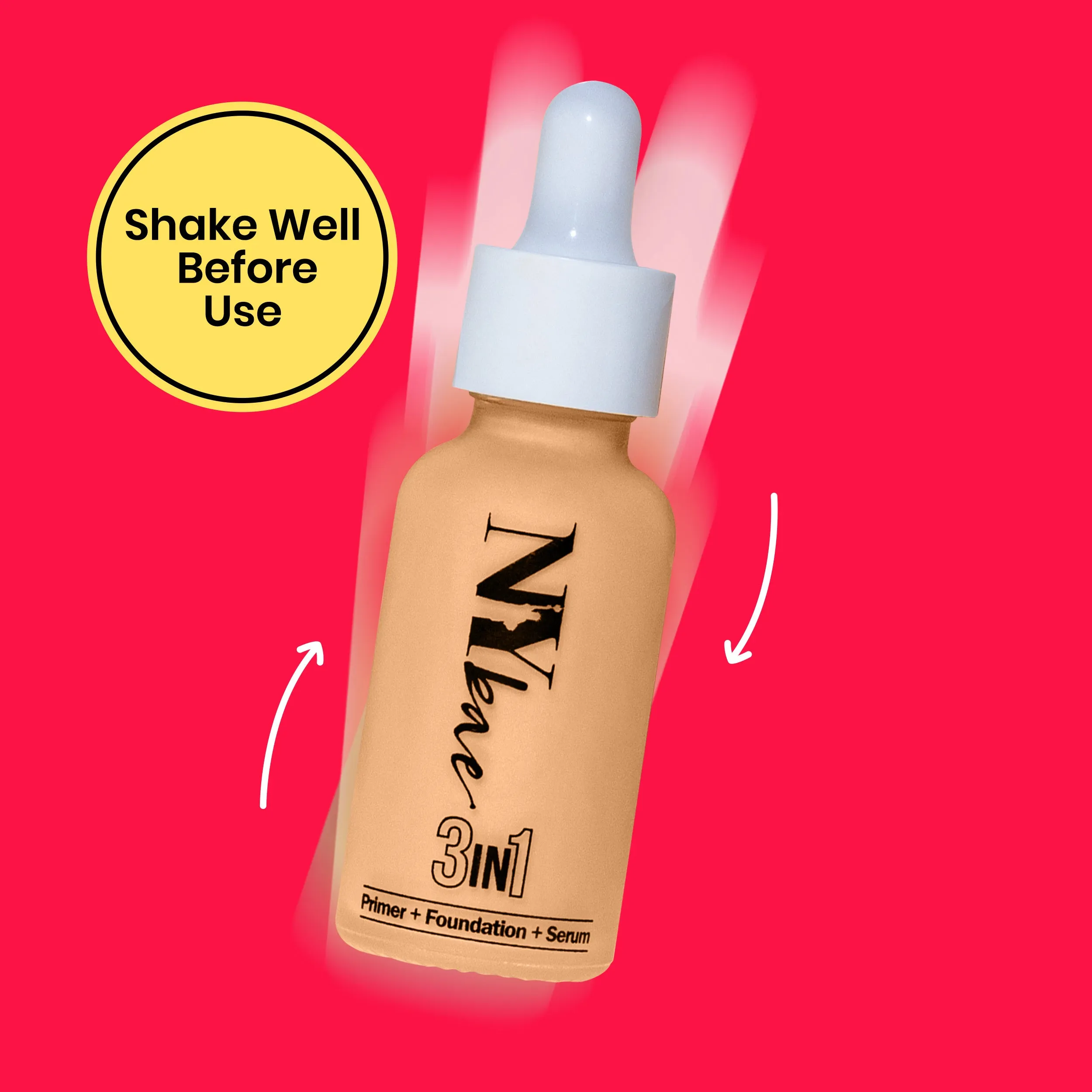 NY Bae 3IN1 Serum Foundation - Cool Vanilla 02 (30 ml) | Infused with Primer | Moisturising I Glowing Korean Skin I Celeb Glow | Dewy Makeup | Evens Skin Tone | Ultra Glow