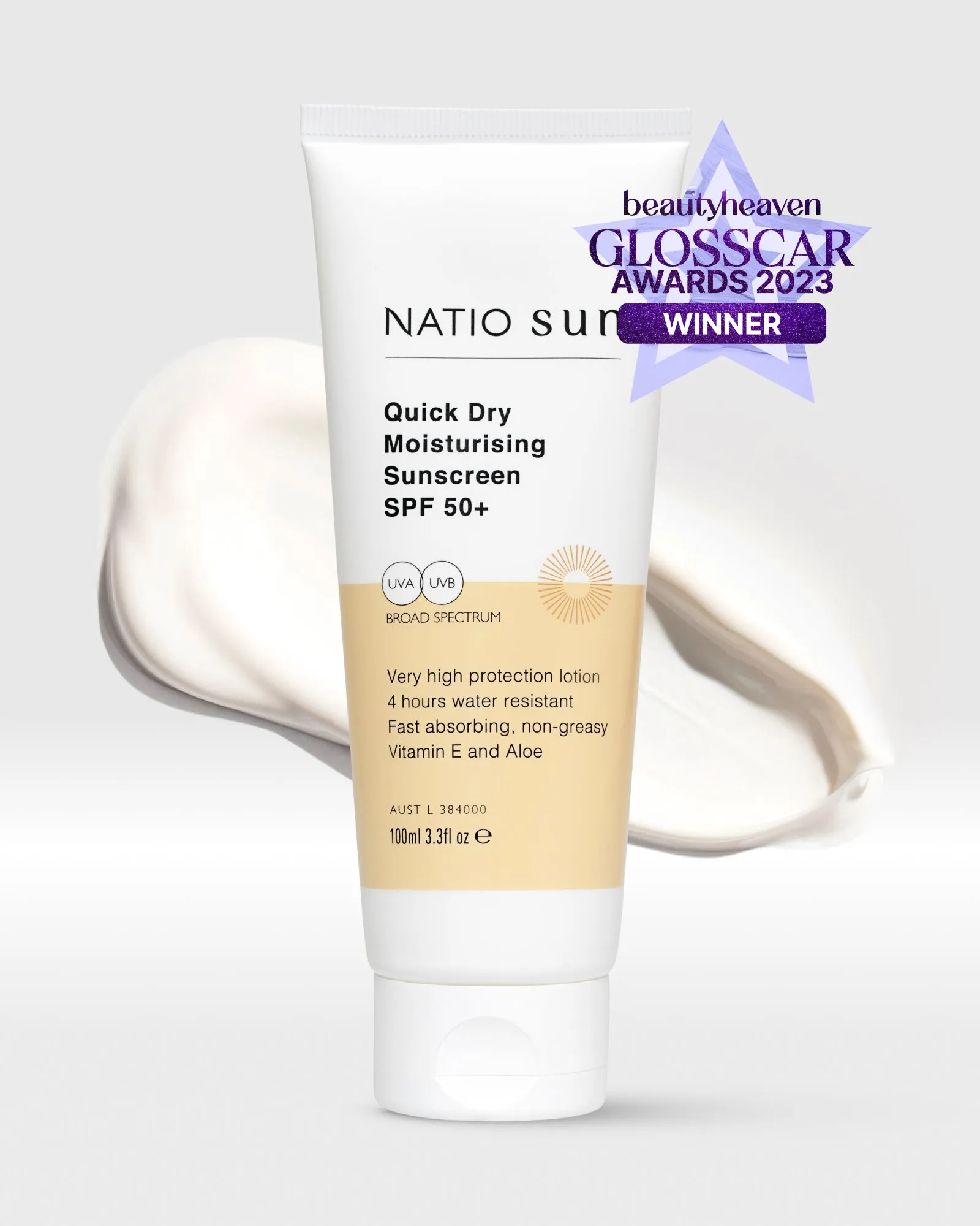 Quick Dry Moisturising Sunscreen SPF 50 