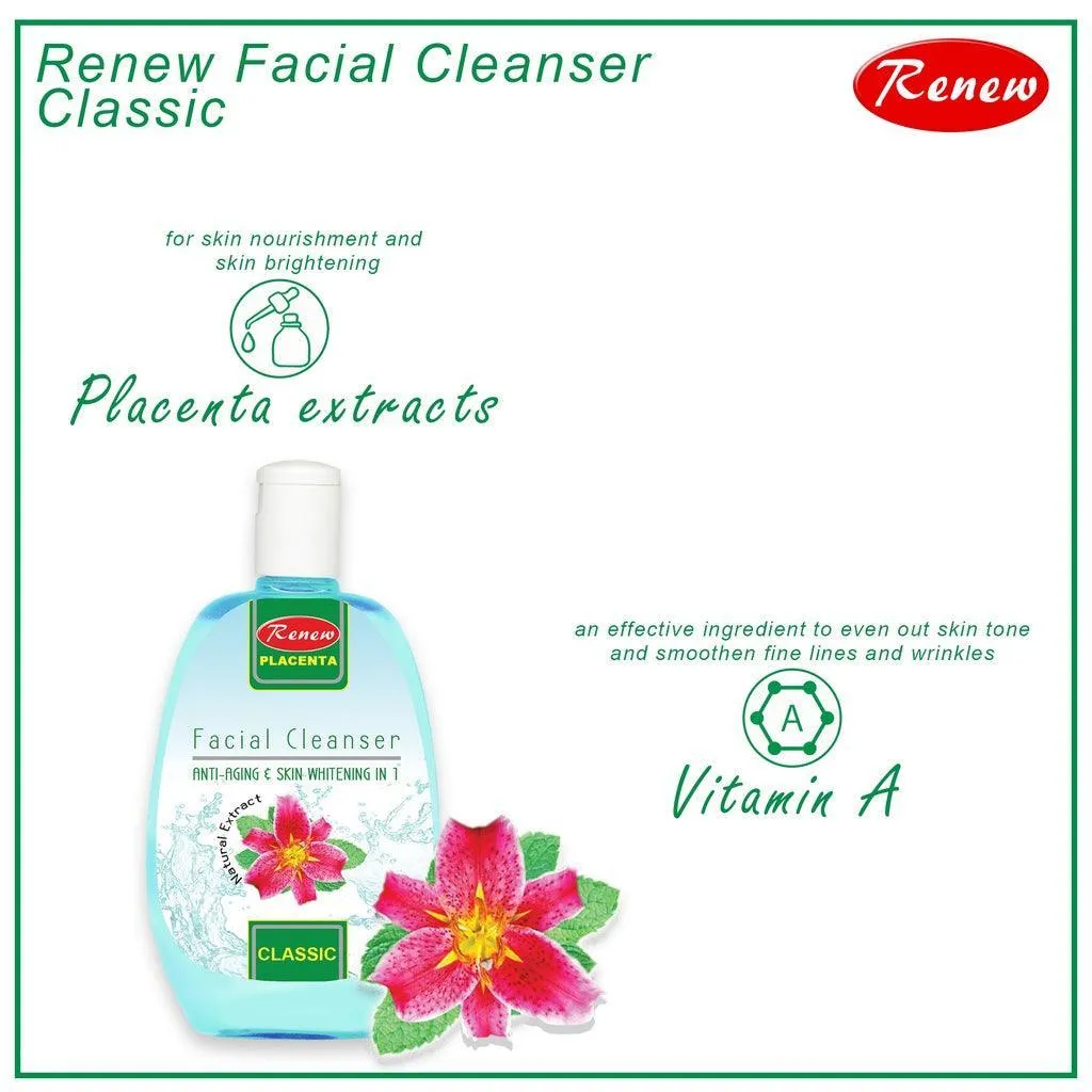 Renew Placenta Facial Cleanser Classic - 250ml