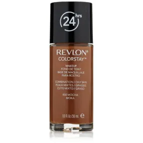 REVLON - ColorStay Makeup for Combination/Oily Skin 450 Mocha - 1 fl. oz. (30 ml)