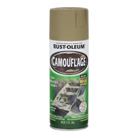 RUST-OLEUM Camouflage Spray 340g Aerosol Ultra Flat Khaki