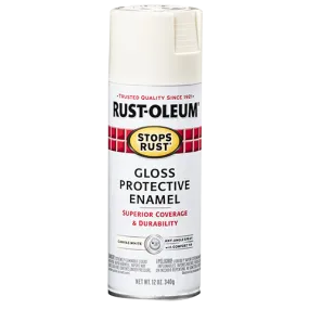 Rust-Oleum® Protective Enamel Spray Paint Gloss Canvas White