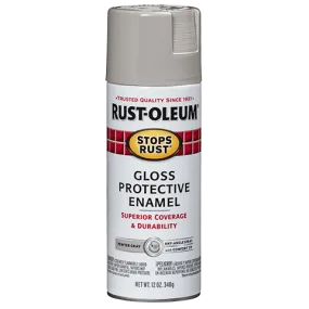 Rust-Oleum® Protective Enamel Spray Paint Gloss Pewter Gray