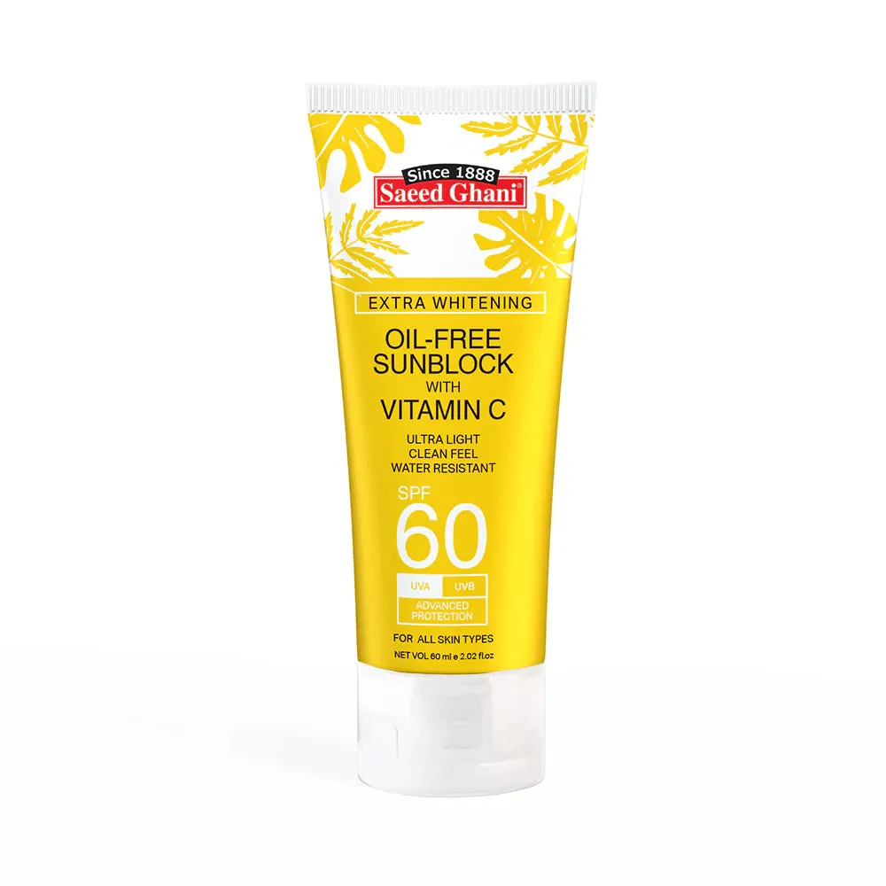 Saeed Ghani - Sunblock SPF 60 with Vitamin C - 60ml