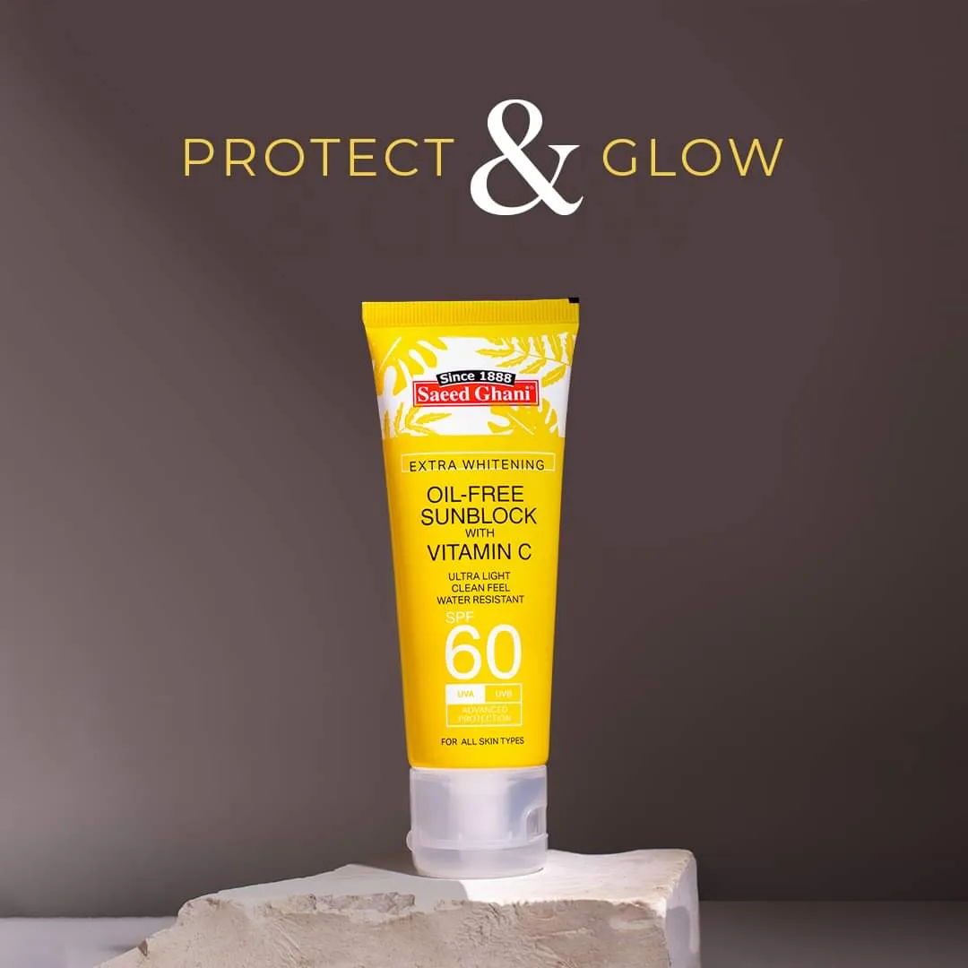 Saeed Ghani - Sunblock SPF 60 with Vitamin C - 60ml