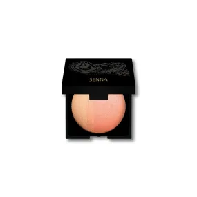 Senna Cosmetics Brilliant Blush Baked Mineral Blush & Highlighter Tango Marengo