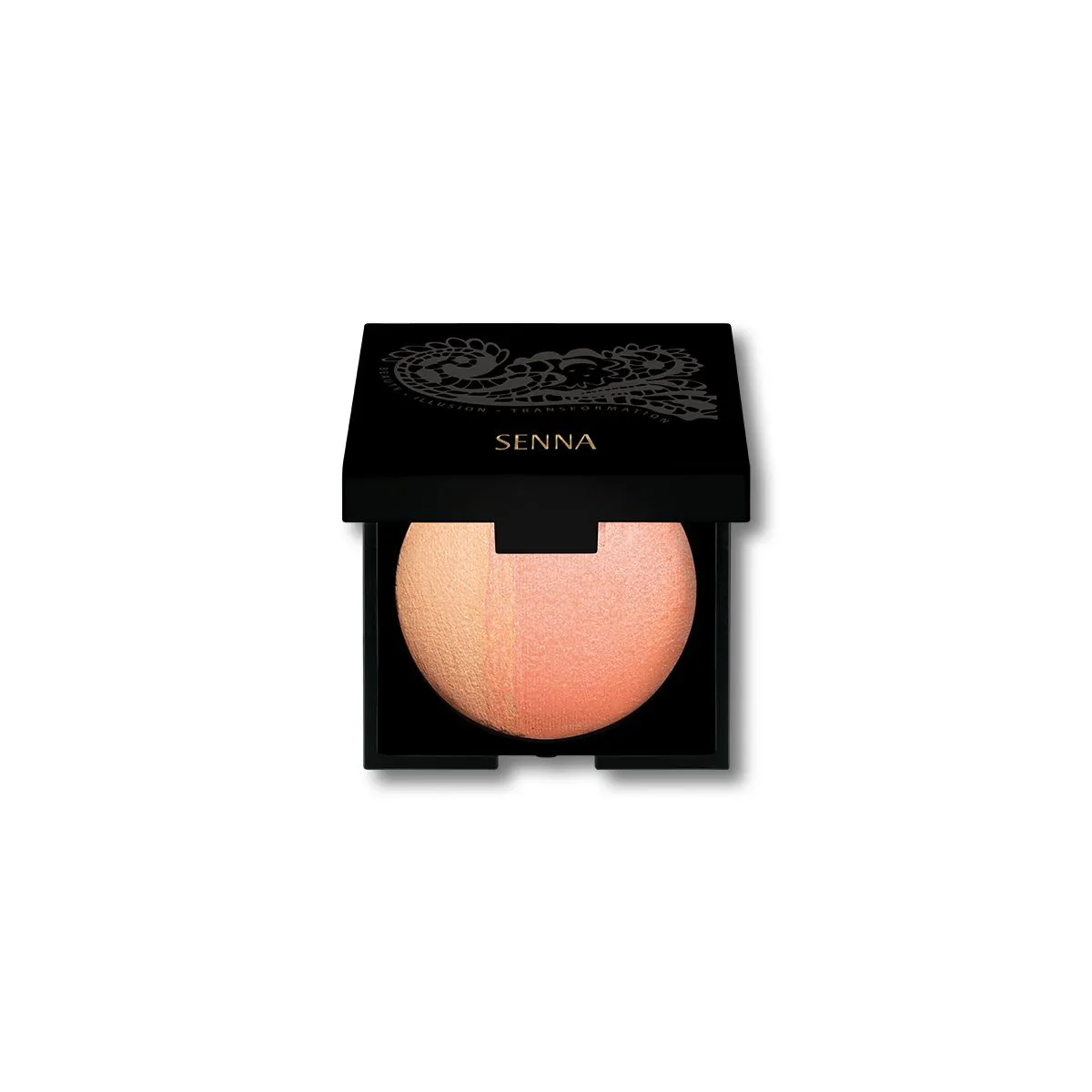 Senna Cosmetics Brilliant Blush Baked Mineral Blush & Highlighter Tango Marengo