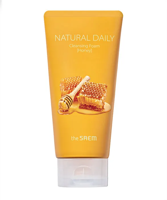 THE SAEM natural daily cleansing foam honey