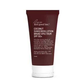 We Are Feel Good Inc Coconut Sunscreen Lotion SPF50 , 75ml